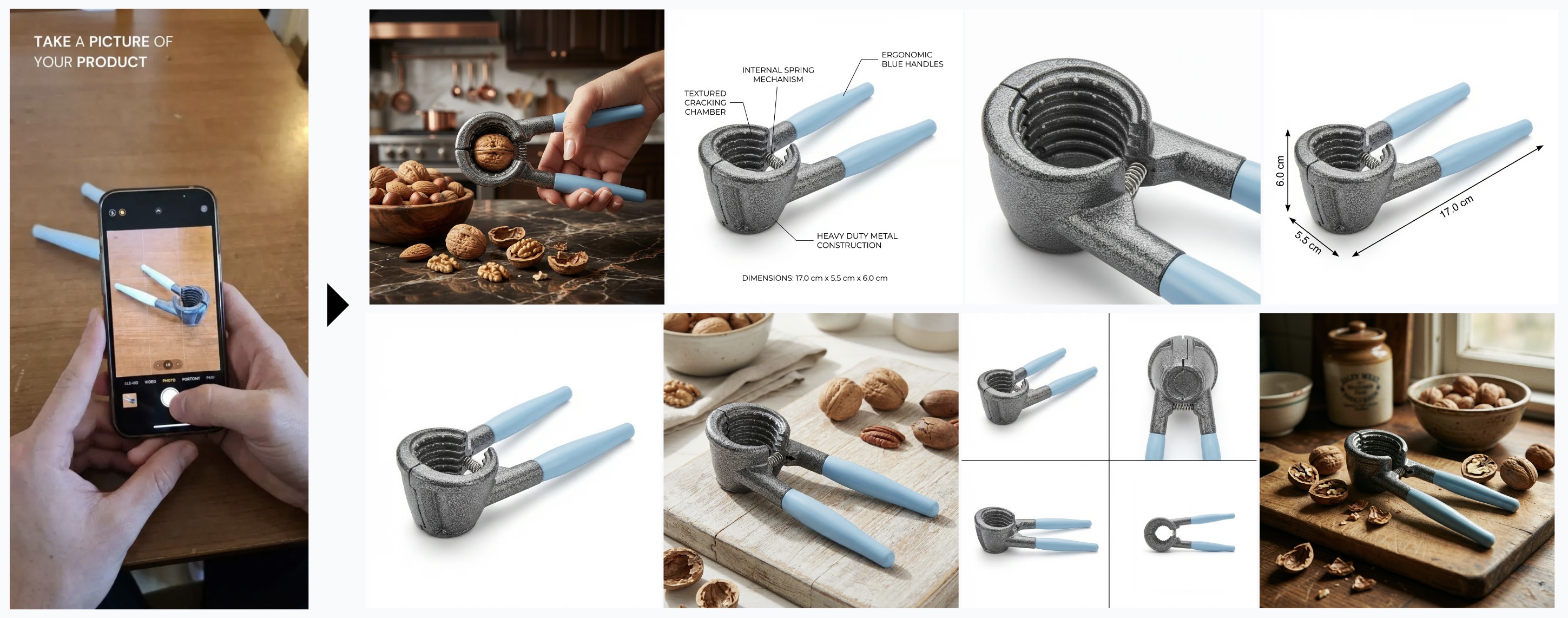 Nutcracker product photography showcase